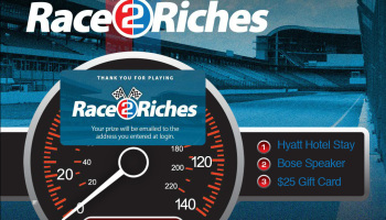 Interactive promotional experience with branded artwork