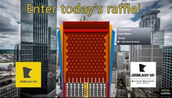 Branded plinko game with custom prize labels along the bottom slots Branded plinko game with custom prize labels along the bottom slots