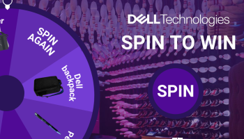 Dell Prize Wheel Game for Trade Shows