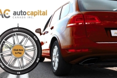 Logo-branded prize wheel reels to a stop on the winning segment