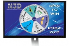 Large Monitor Digital Game for a Trade Show