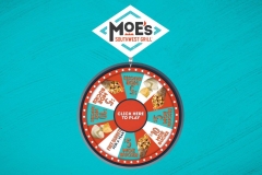 Custom prize wheel game built for a Restaurant Virtual promotion