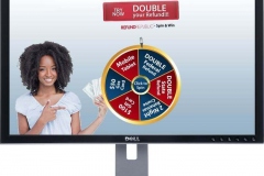 Trade show booth wheel game customized for a tech company launch