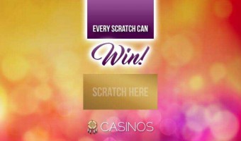 Scratch off prize reveal game for trade show marketing