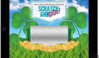 Digital scratch card game for customer appreciation