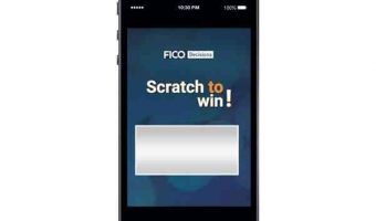 Corporate promotional scratch ticket experience
