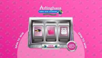 Entry form precedes gameplay on this trade show booth slot game