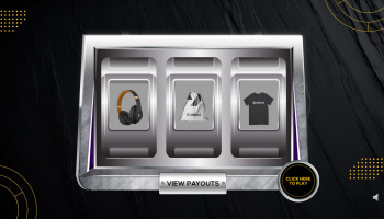 Three matching icons trigger a win on this branded slot game