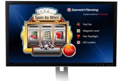 Virtual Slot Machine Game  used at Trade Shows
