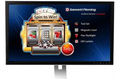 Marketing Game with a Slot Machine