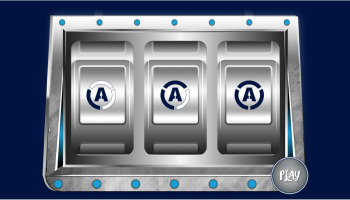 Reel set styled after client products on this branded slot machine