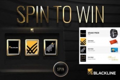 Beautiful Black colored Slot Machine Company Branded Game