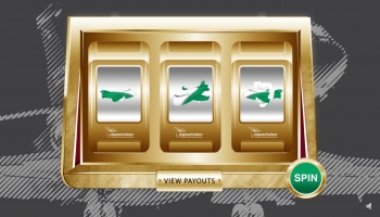 A Virtual Slot Machine Las Vegas Style with a simplistic design