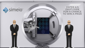 Virtual vault door game for promotional giveaways