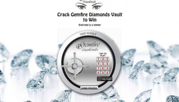 Digital safe game with instant win prize reveal