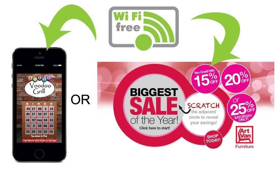 captive portal marketing