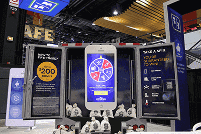 Interactive digital trade show games.