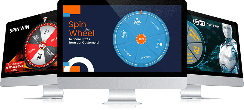 Spin 2 Win Prize Wheel, Custom Trade Show Games