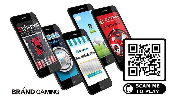 Mobile games used in marketing