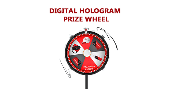 Hologram Prize Wheel for Trade Shows