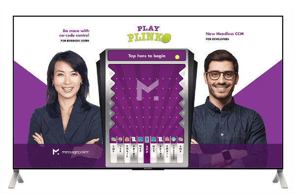 Big Screen Plinko Style Game