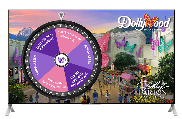 Branded Big Screen Prize Wheel