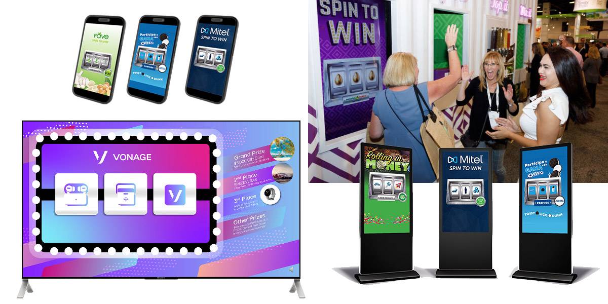 Custom Branded Slot Machine Game for Trade Shows & Events